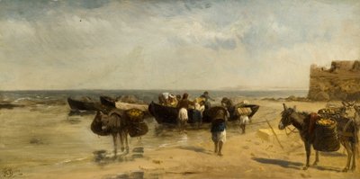 Fruit Boats on the Mediterranean by Richard Beavis